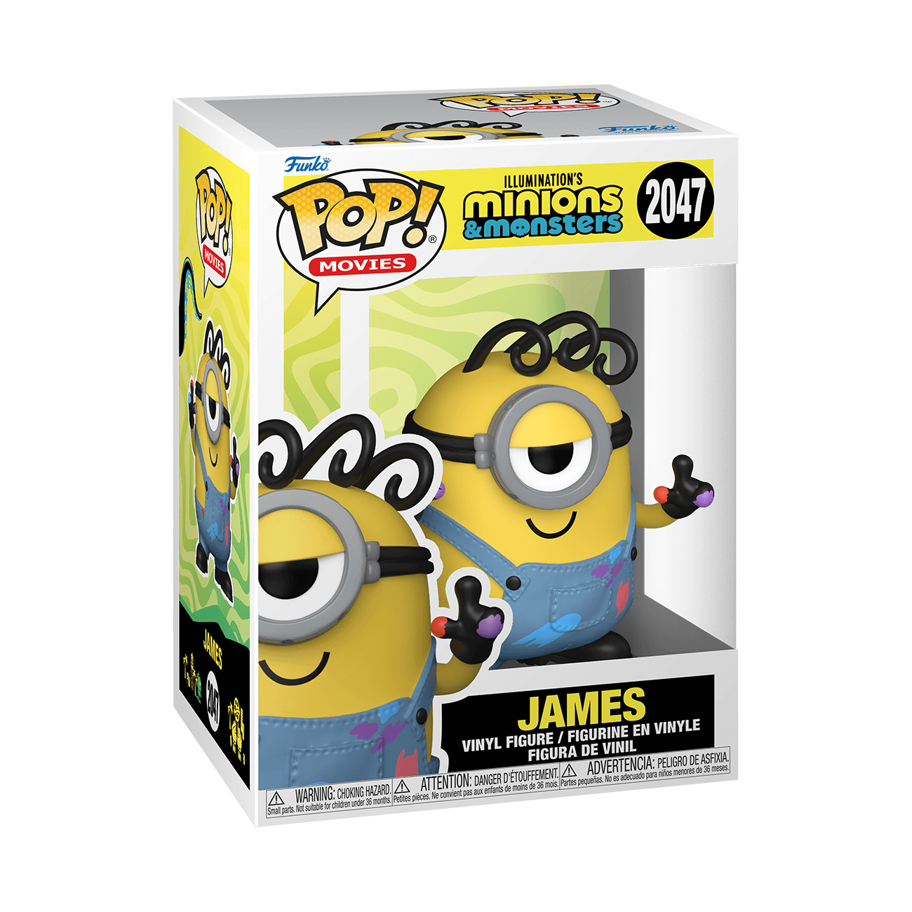 Funko POP! Movies Minions & Monsters James Vinylfigur 2047, ca. 9,4 cm