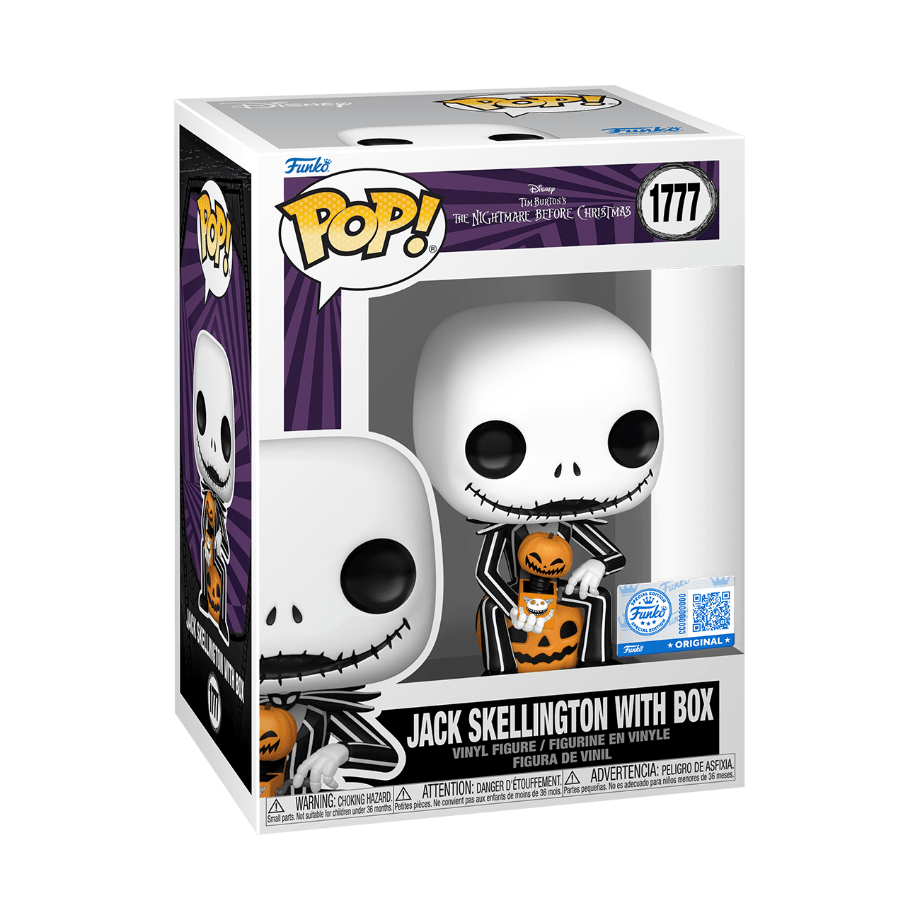 Funko POP! Disney The Nightmare Before Christmas Jack Skellington with Box