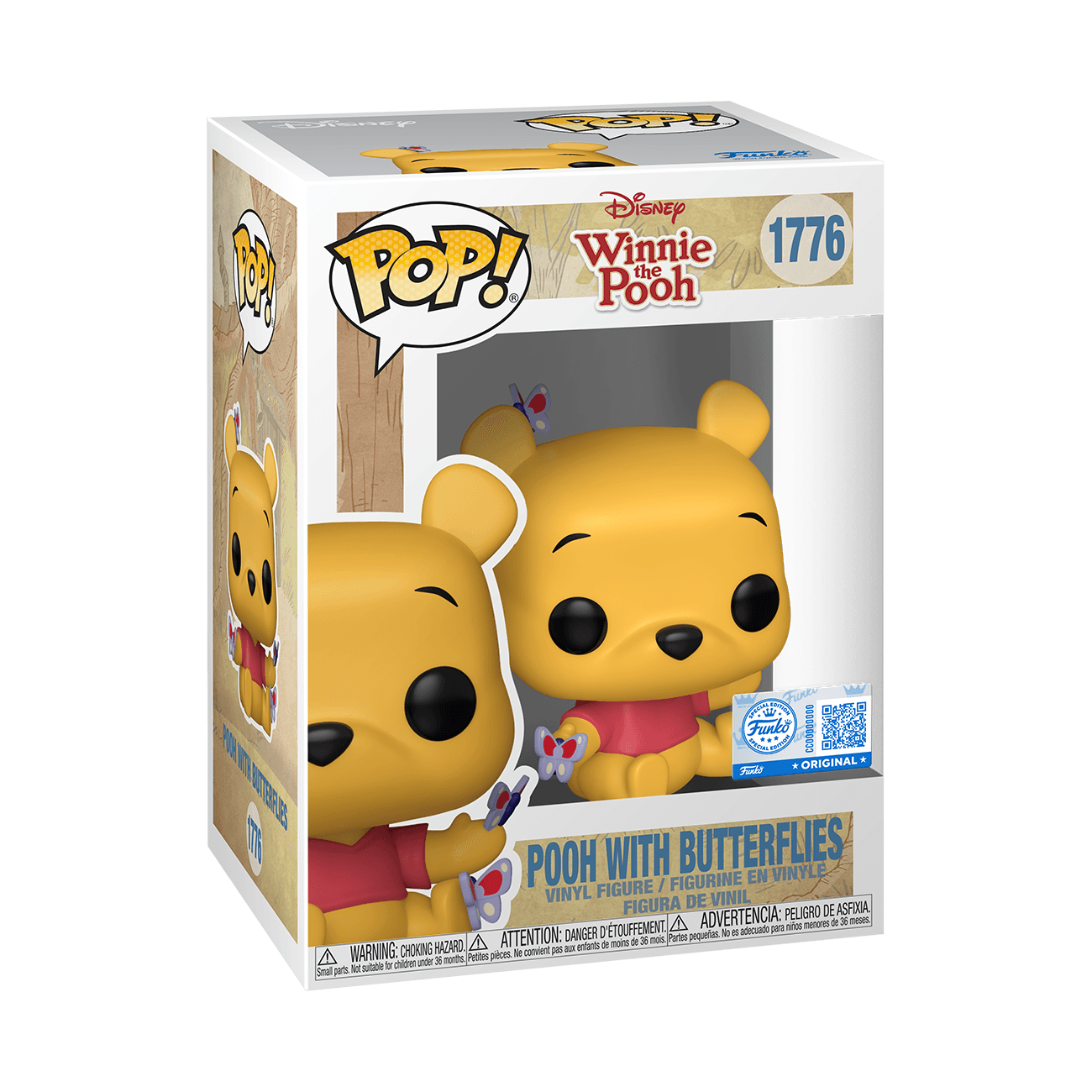 Funko POP! Disney Winnie Puuh mit Schmetterlingen Vinyl-Sammelfigur