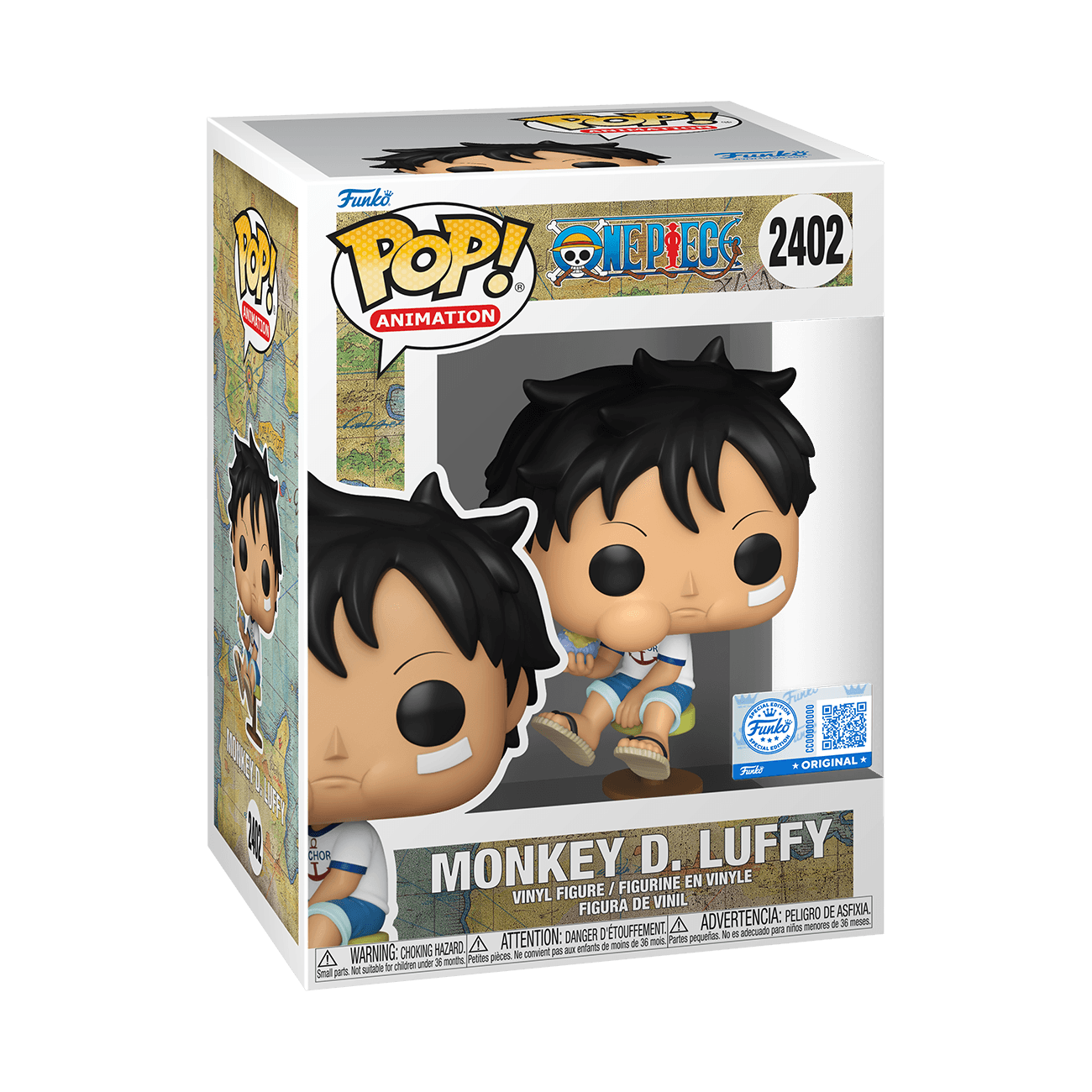 Funko POP! One Piece Monkey D. Luffy Eating Devil Fruit Vinylfigur