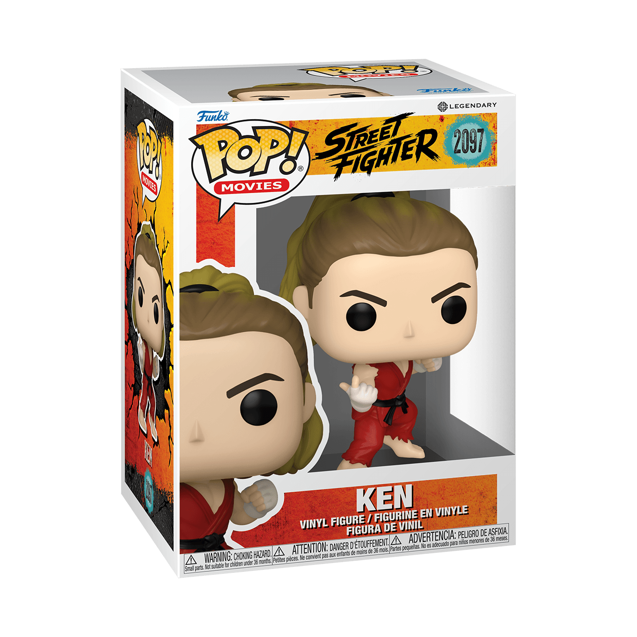 Funko POP! Movies Street Fighter Ken Nr. 2097 Vinyl-Sammelfigur