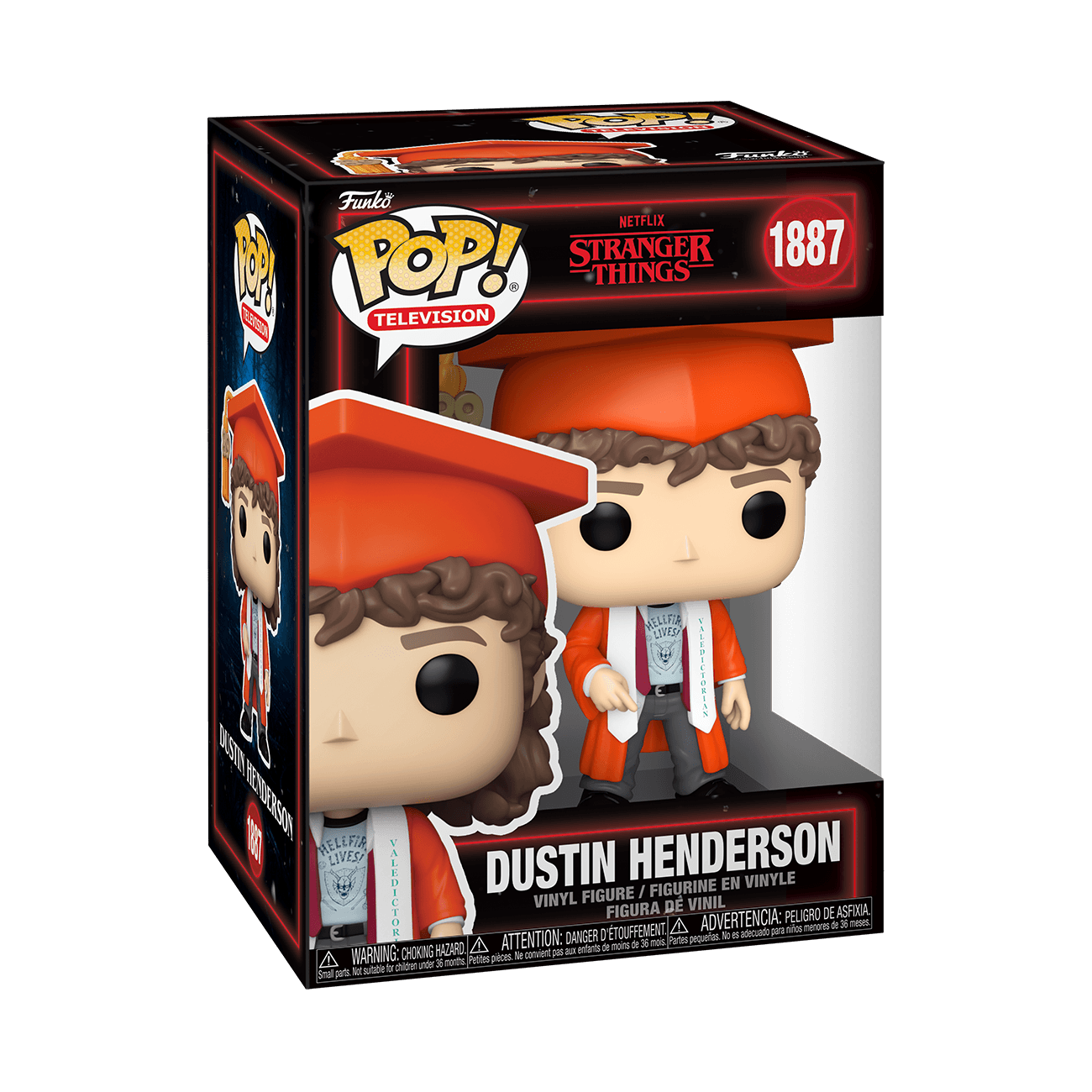 Funko POP! Television Stranger Things Dustin Henderson Graduation