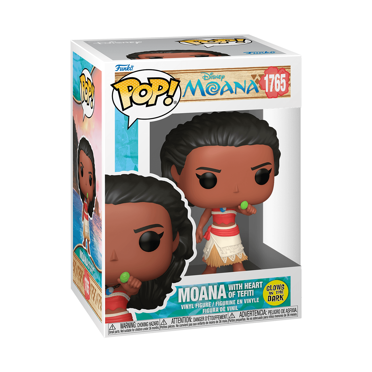 Funko - POP! - Disney - Moana with Heart of Te Fiti (Glow) Vinyl