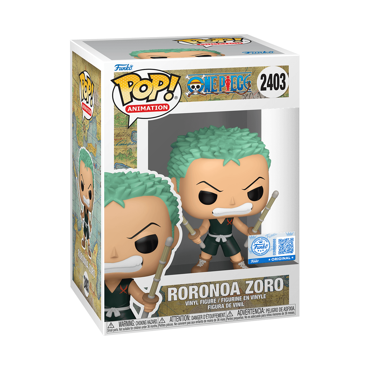 Funko POP! One Piece Roronoa Zoro Kid mit Katana Vinyl-Sammelfigur