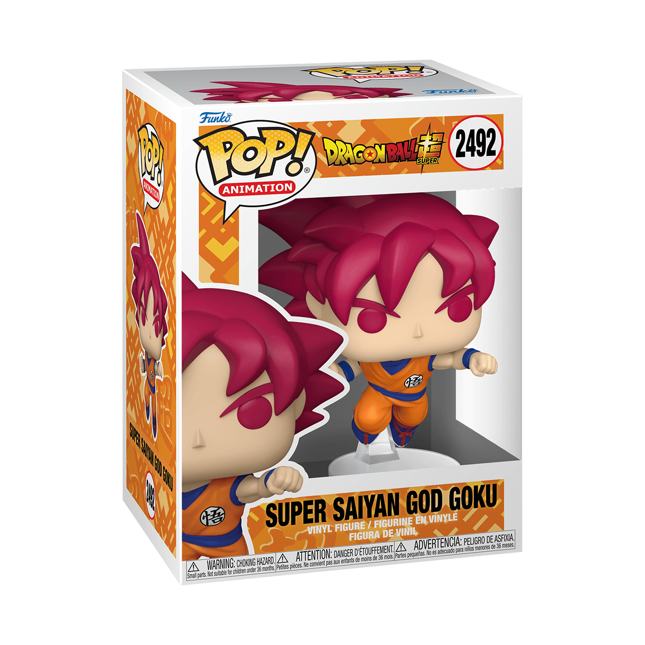 Funko POP! Dragon Ball Super – Super Saiyan God Goku #2492 Vinyl-Sammelfigur