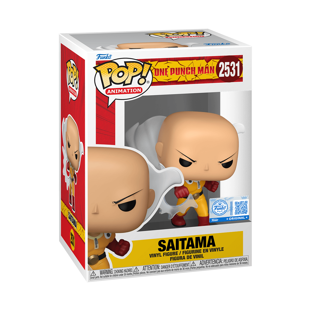 Funko POP! Animation One Punch Man Saitama Punching #2531 Vinyl-Sammelfigur