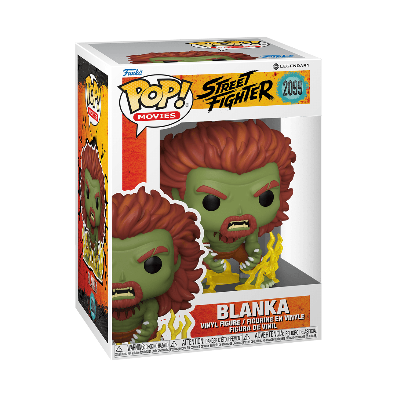 Funko POP! Movies Street Fighter Blanka Nr. 2099 Vinyl-Sammelfigur