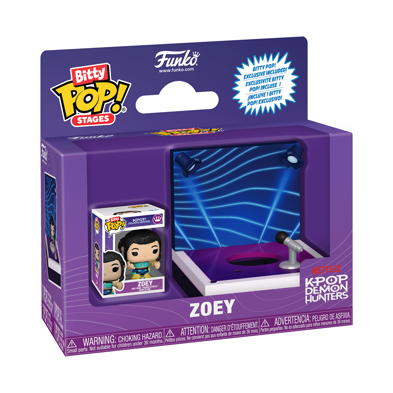 Funko Bitty POP! Stages KPop Demon Hunters Zoey How It’s Done Vinylfigur