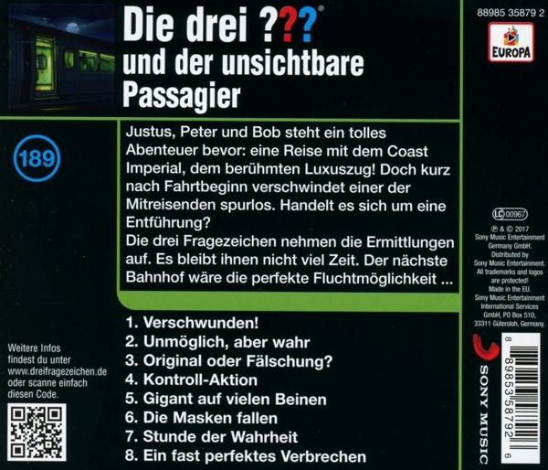 Produktbild 189/und der unsichtbare Passagier 3 von 3