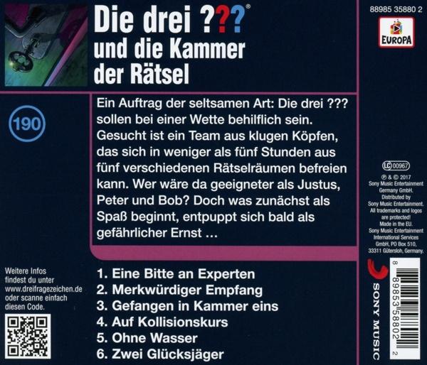 Produktbild 190/und die Kammer der Rätsel 3 von 3