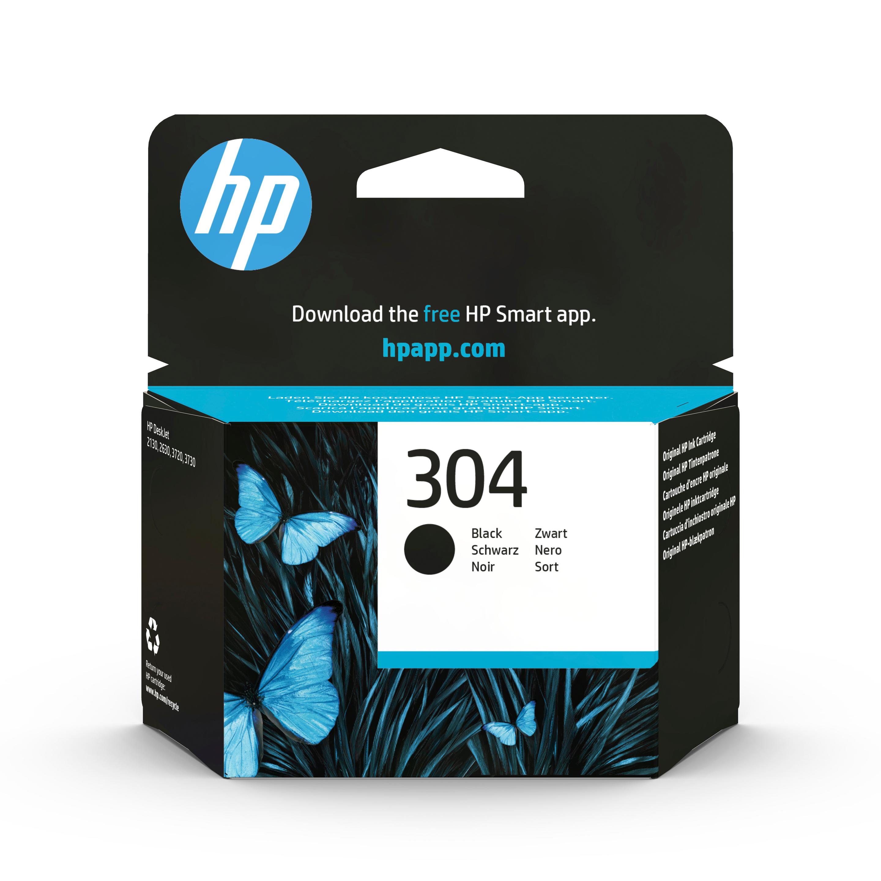hp 304 Schwarz Original Druckerpatrone N9K06AE