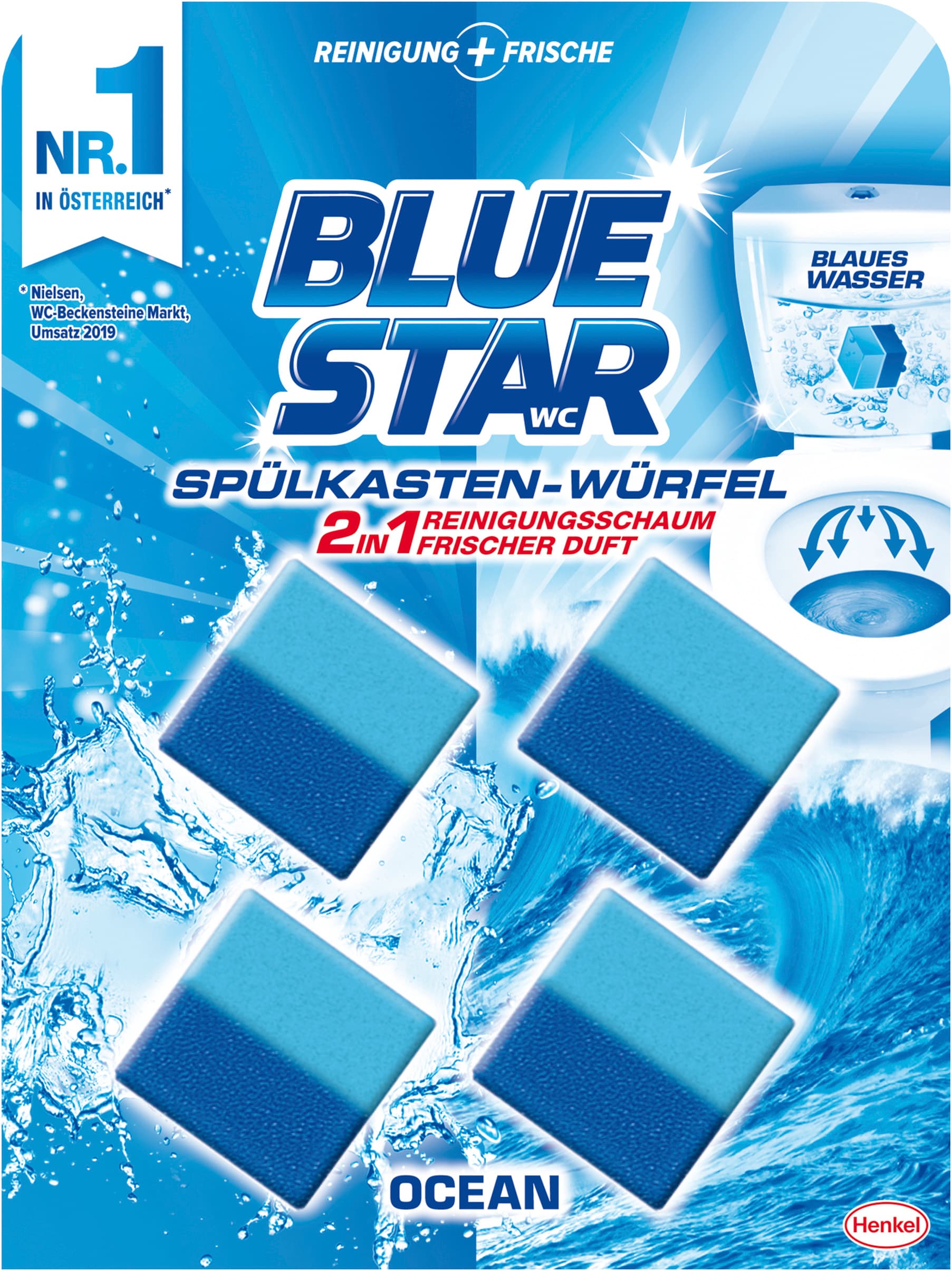 Blue Star Spülkasten-Würfel 2in1 Formel