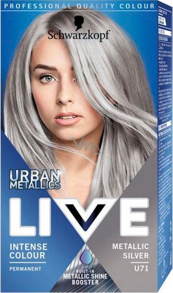Schwarzkopf LIVE Haarfarbe Urban Metallics Nr. U71 Metallic Silver
