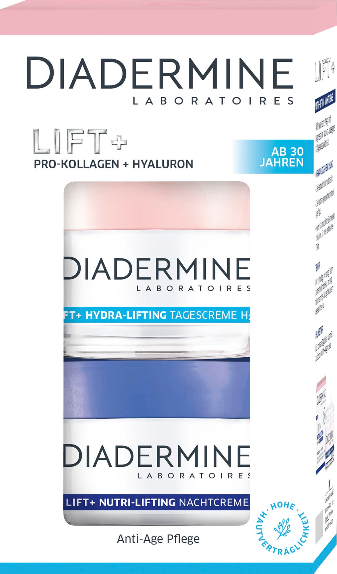 DIADERMINE Creme Duo Box Lift+ Pro Kollagen & Hyaluron