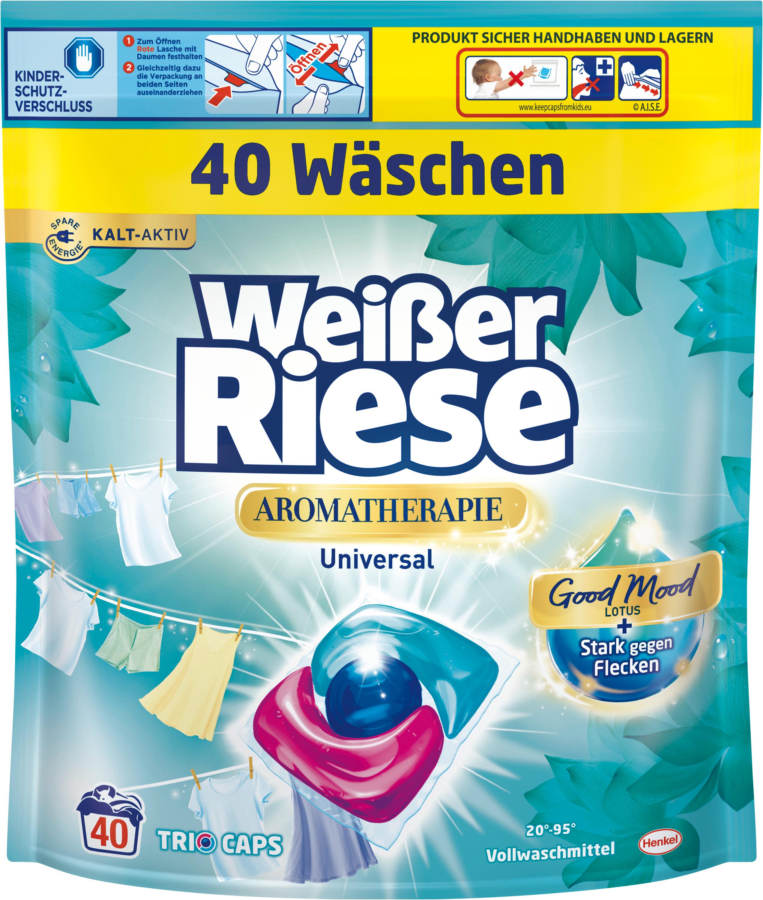 Weißer Riese Vollwaschmittel Universal Trio-Caps Floral Sensation Lotus