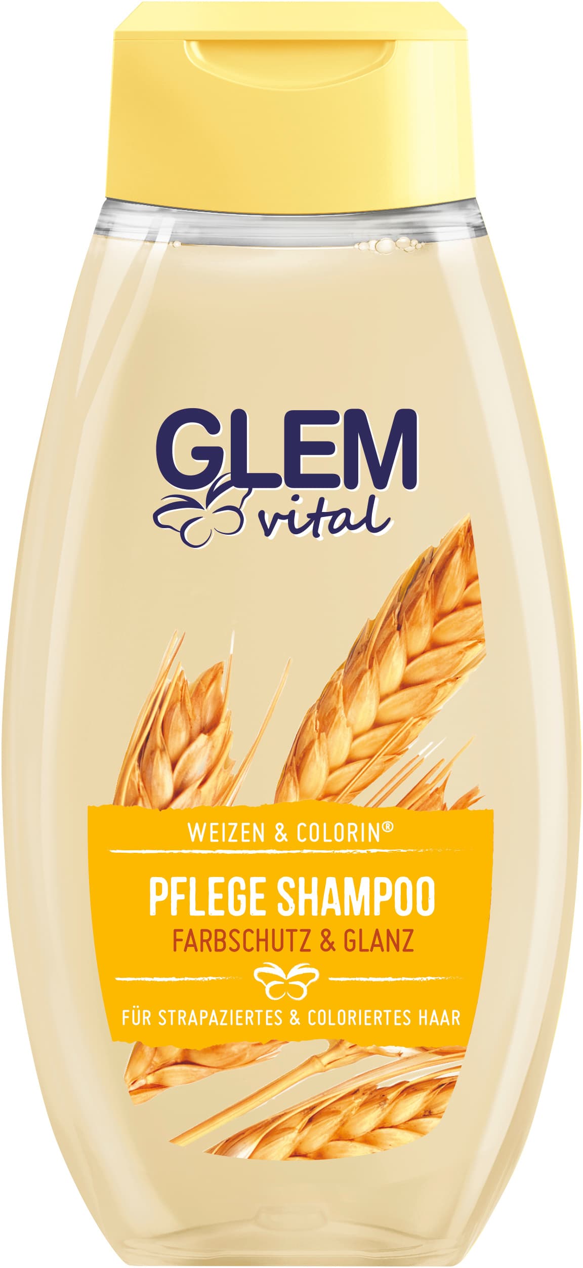 Schwarzkopf GLEM vital Pflege Shampoo Weizen & Colorin