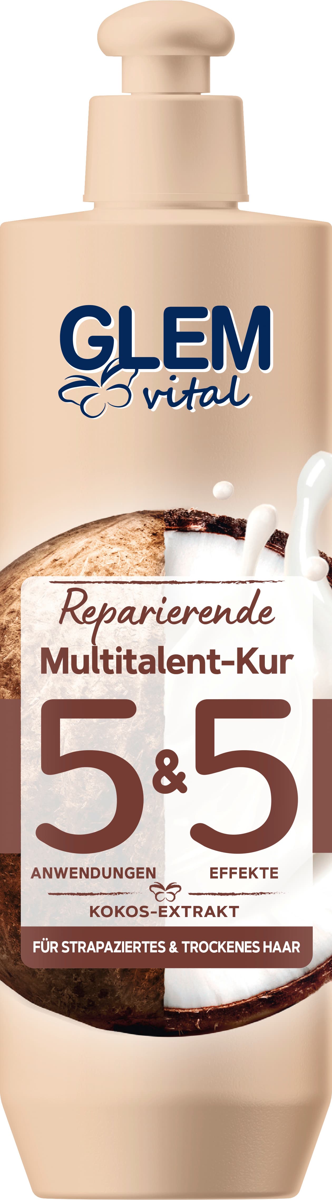 Schwarzkopf GLEM vital 5 & 5 Mutlitalent-Kur Kokos