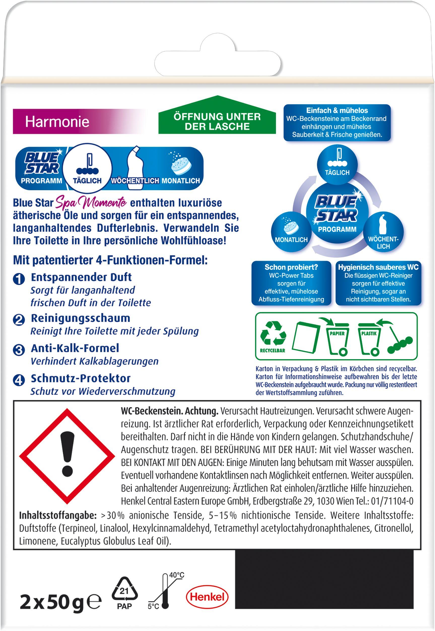 Produktbild Blue Star WC-Steine Spa Momente Harmonie 2 von 2