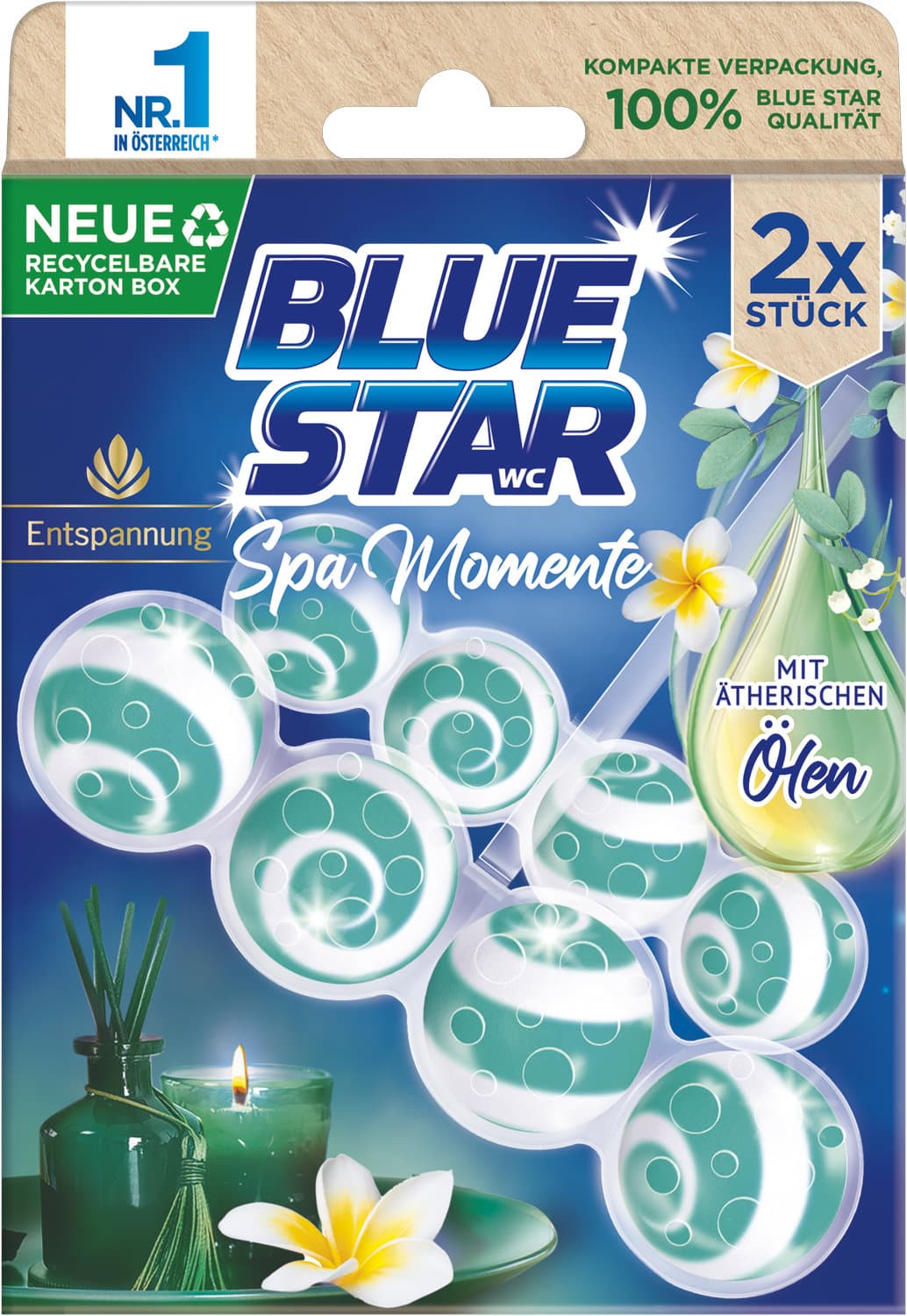 Blue Star WC-Steine Spa Momente