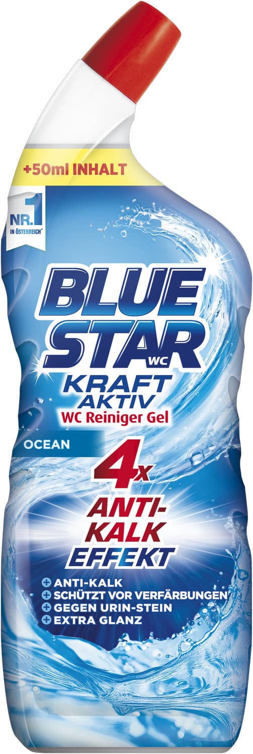 Blue Star WC-Reiniger Kraft Aktiv Gel Ocean