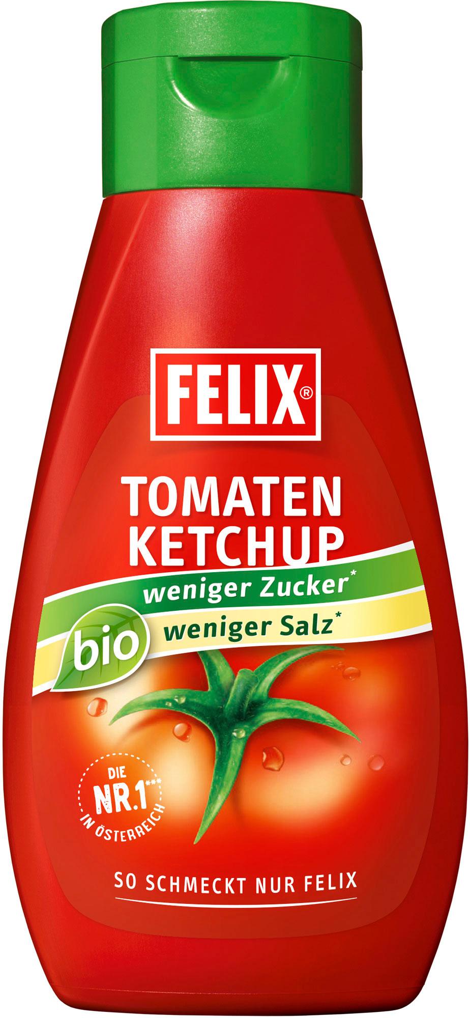FELIX Ketchup Mild Weniger Zucker&Weniger Salz