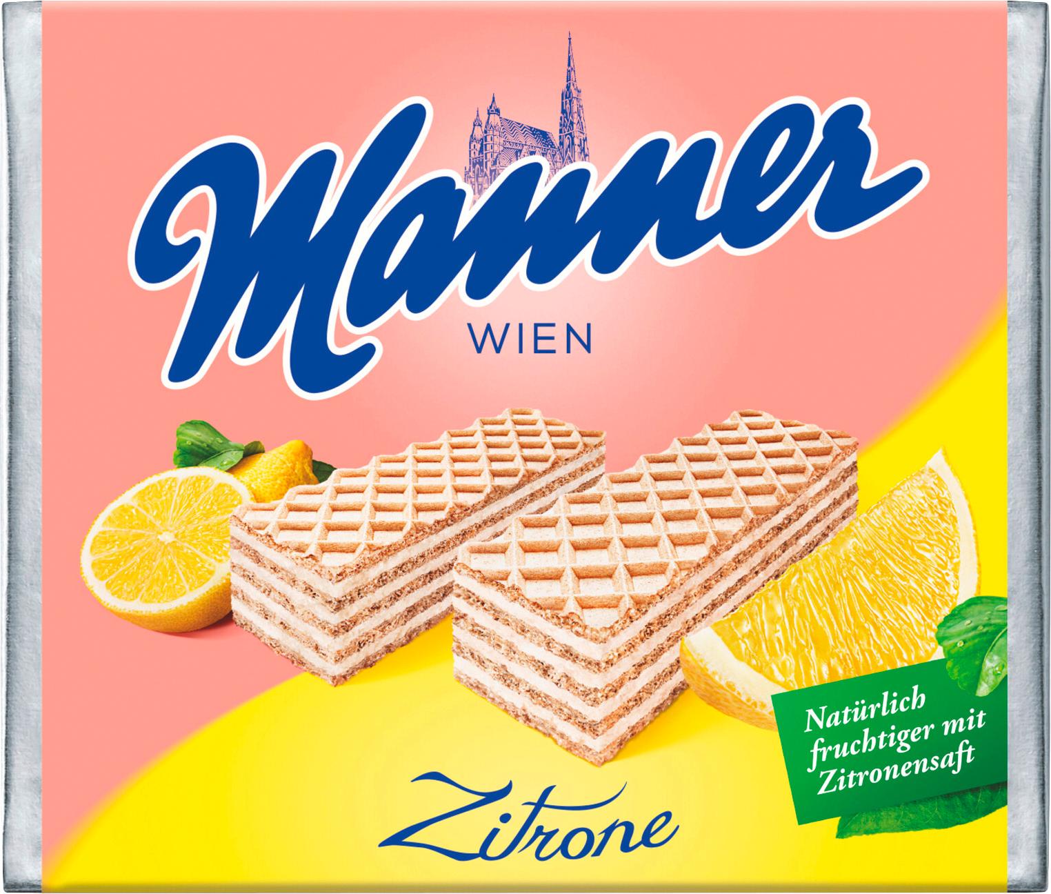 Manner Zitronencreme Schnitten