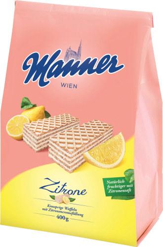 Manner Zitronencreme Schnitten