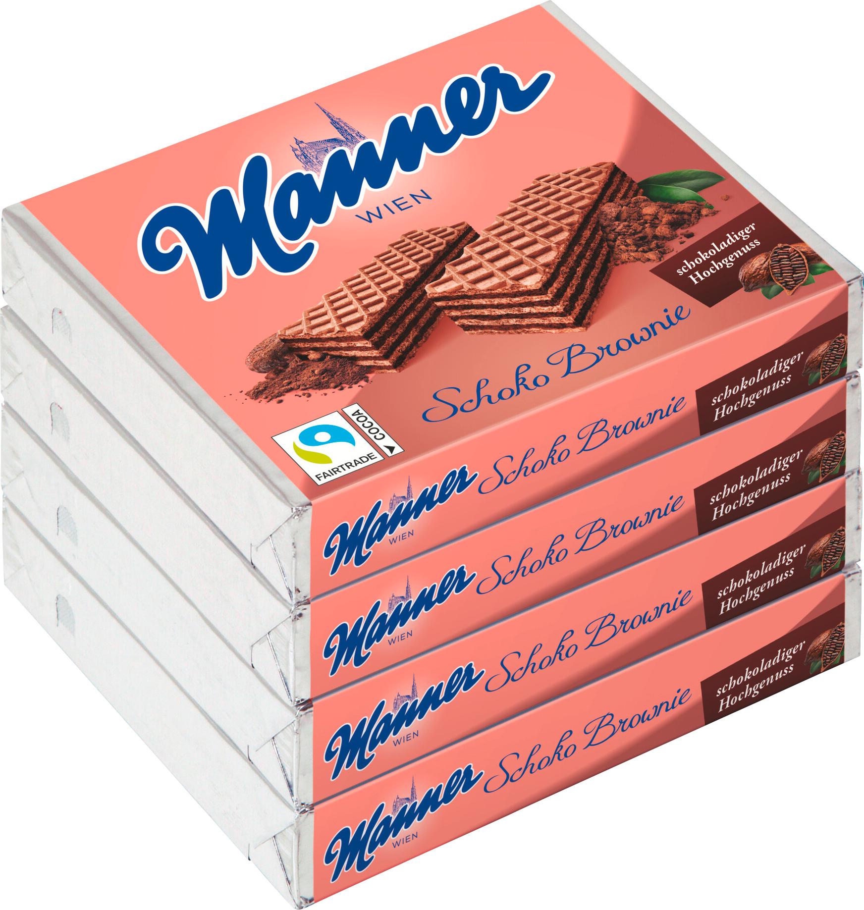 Manner Waffeln Schoko Brownie