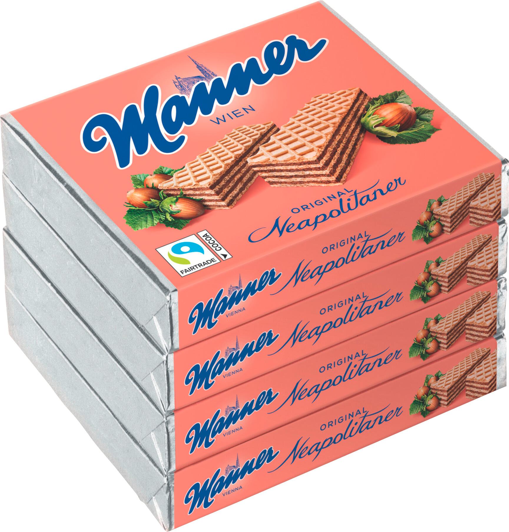 Manner Original Neapolitaner Waffeln 4er