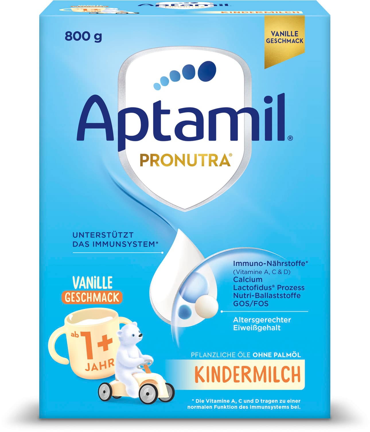 Aptamil Kindermilch Pronutra Vanille ab 1 Jahr