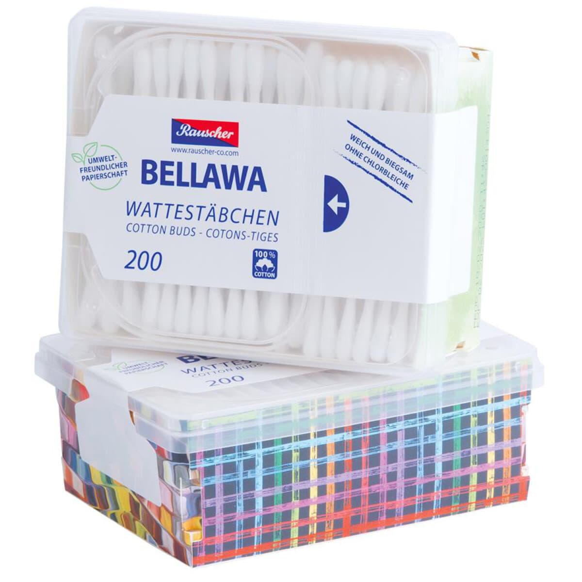 BELLAWA Wattestäbchen Dekobox