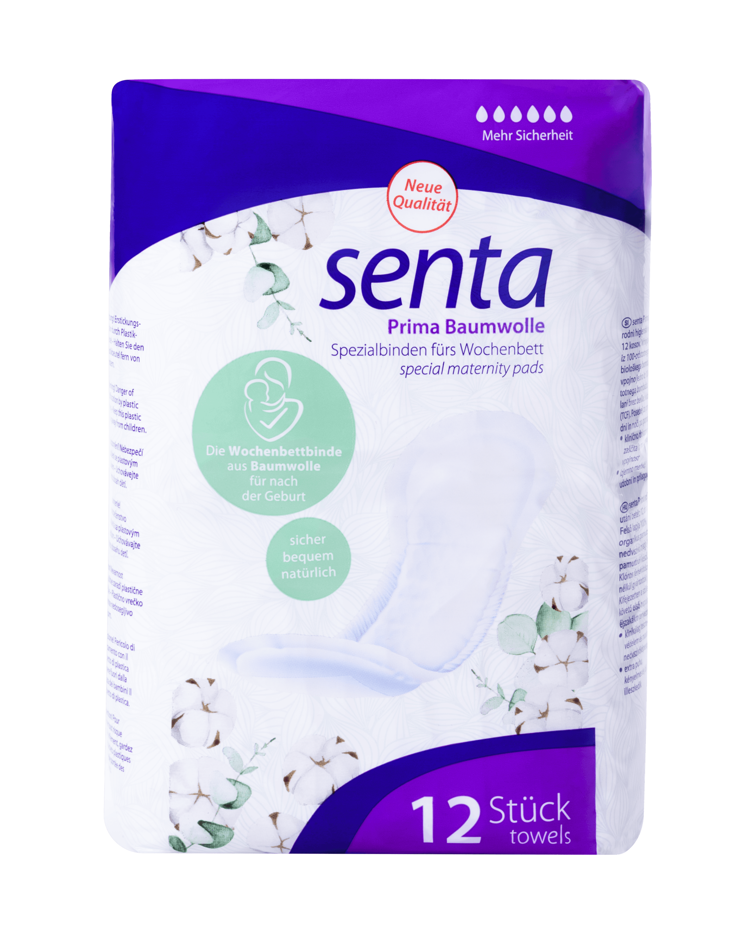 senta Prima Baumwolle Spezialbinde