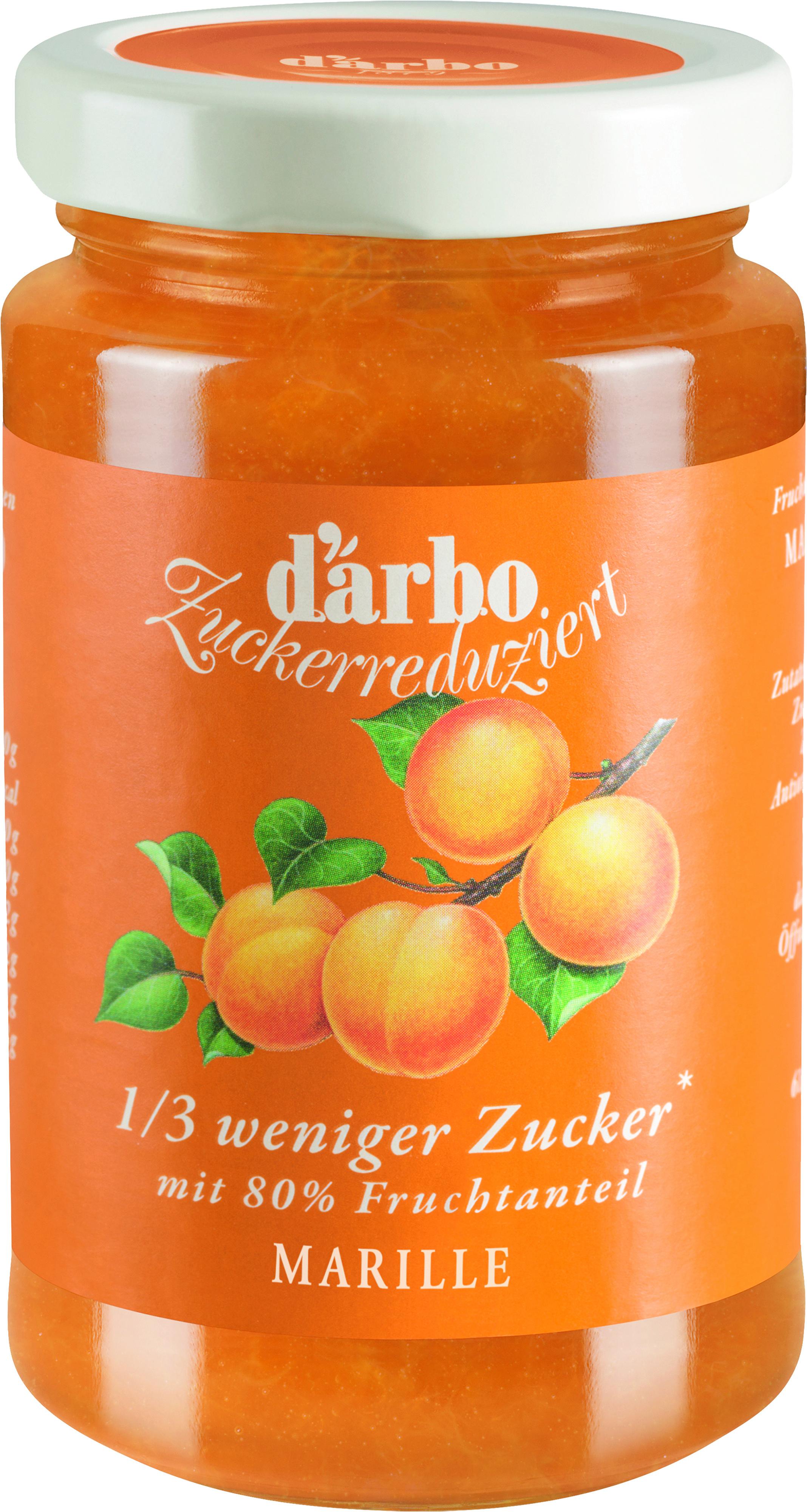 d'arbo Fruchtaufstrich zuckerreduziert Marille