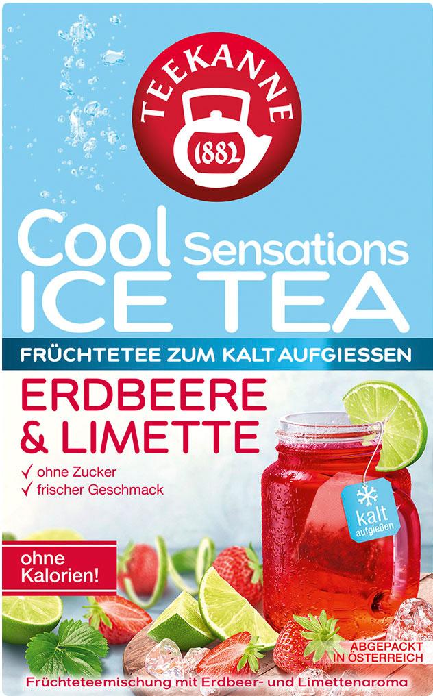 TEEKANNE Ice Tea Cool Sensations Erdbeere&Limette
