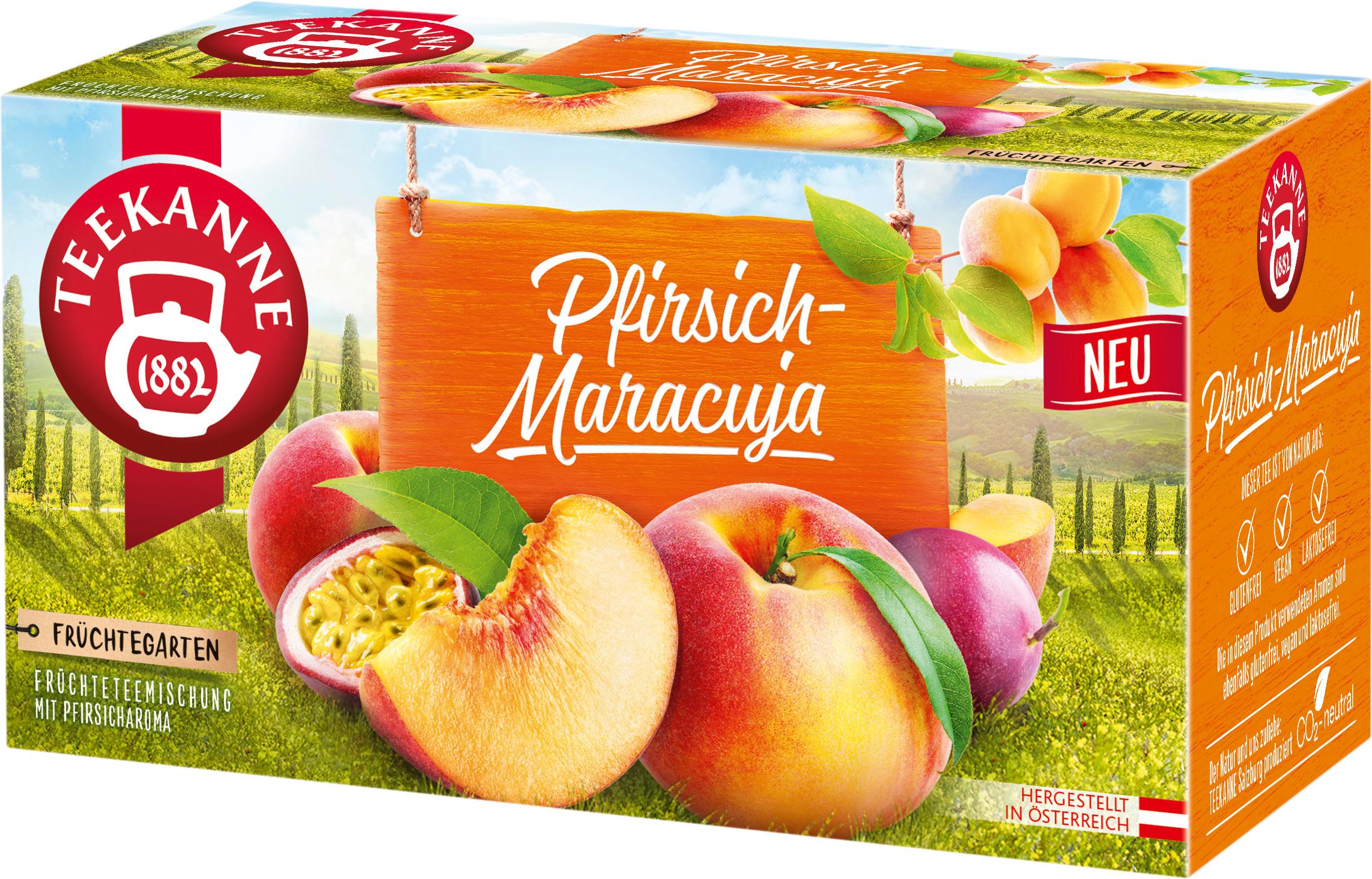 Teekanne Pfirsich-Maracuja