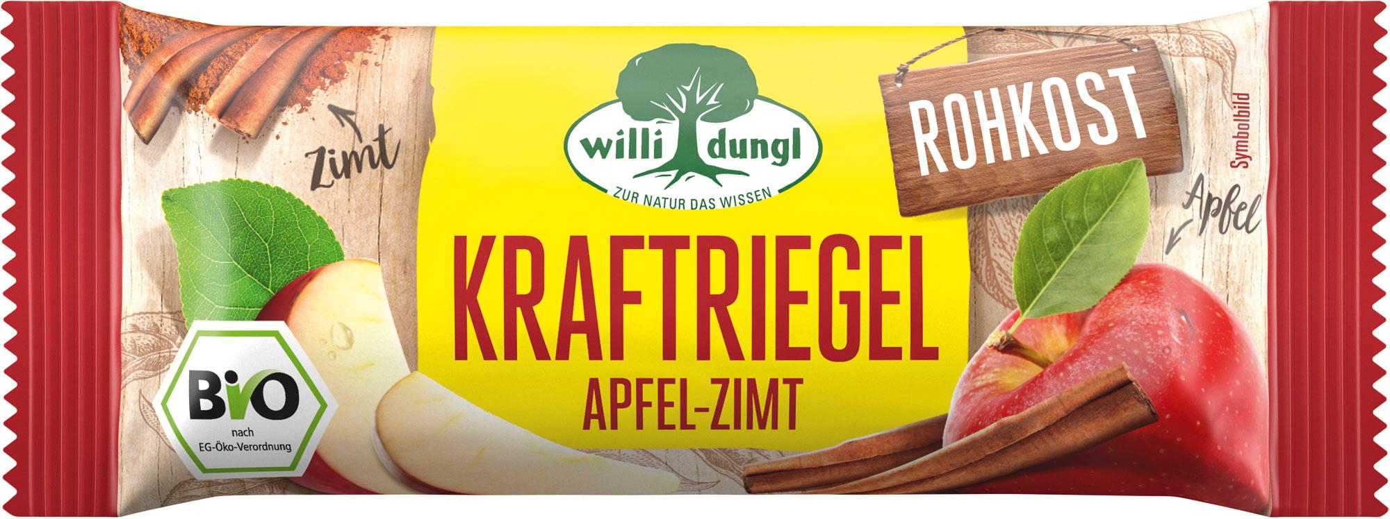 WILLI DUNGL Bio Kraftriegel Apfel Zimt