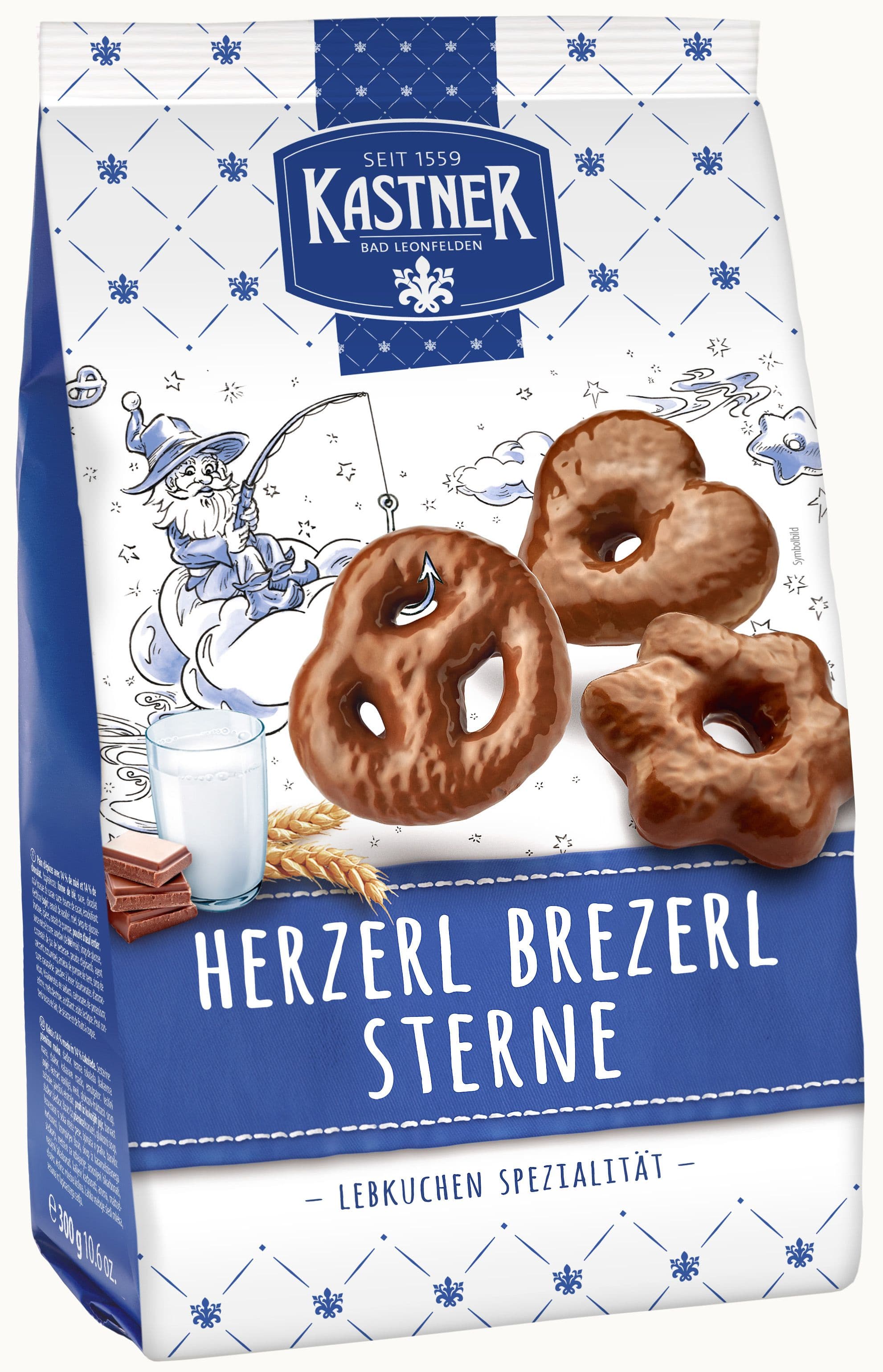 KASTNER Herzerl Brezerl Sterne Milch