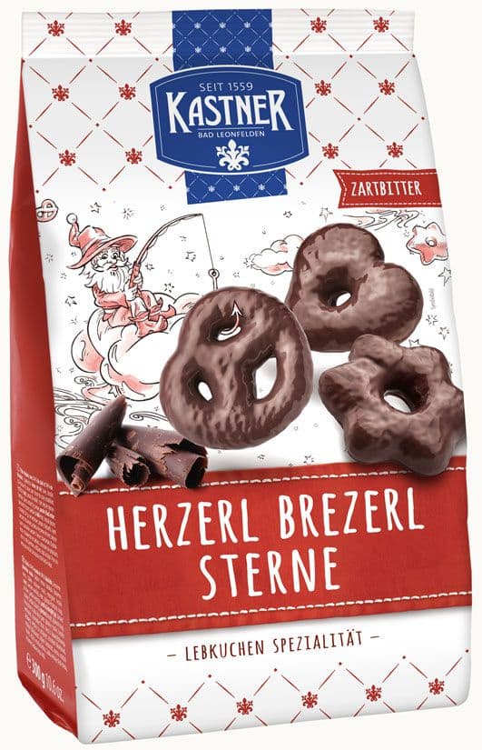 KASTNER Herzerl Brezerl Sterne Zartbitter