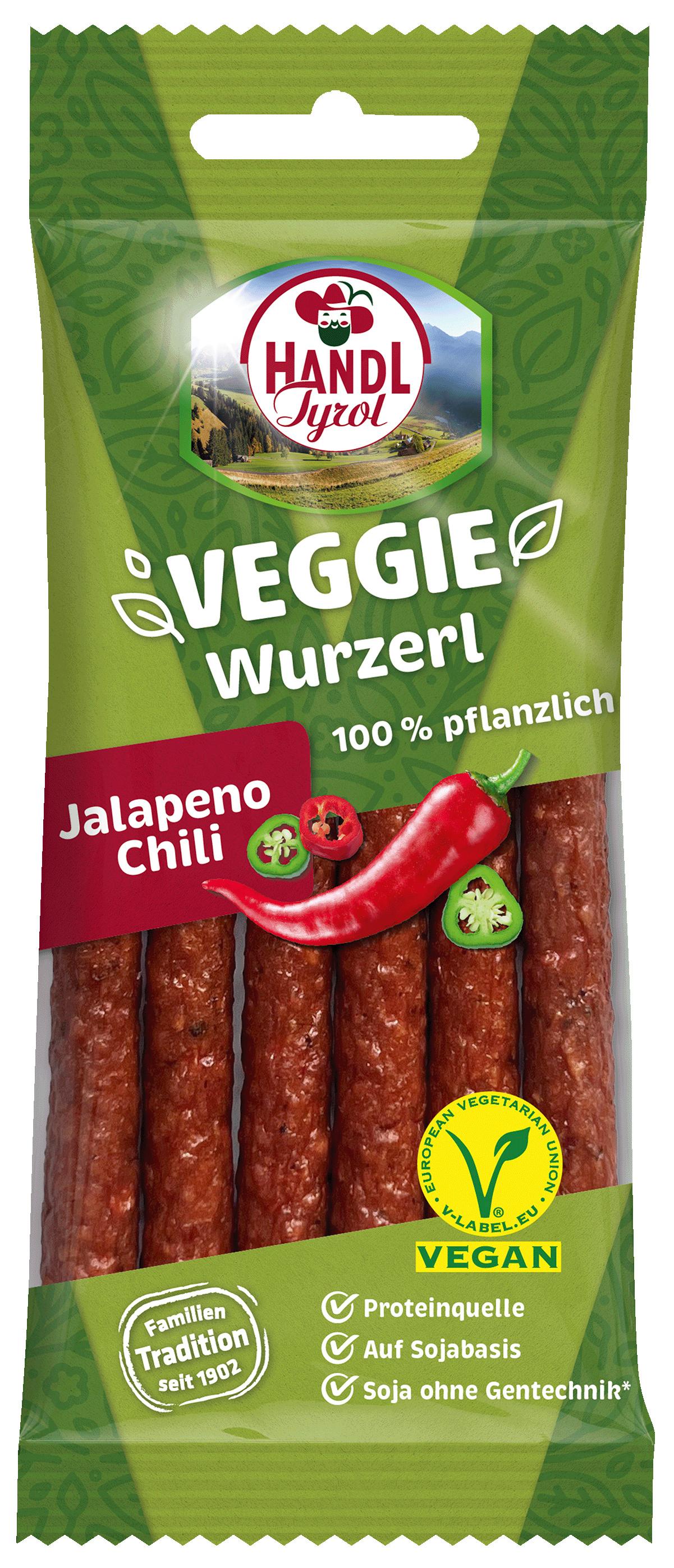 Handl Tyrol Veggie Wurzerl Jalapeno Chili