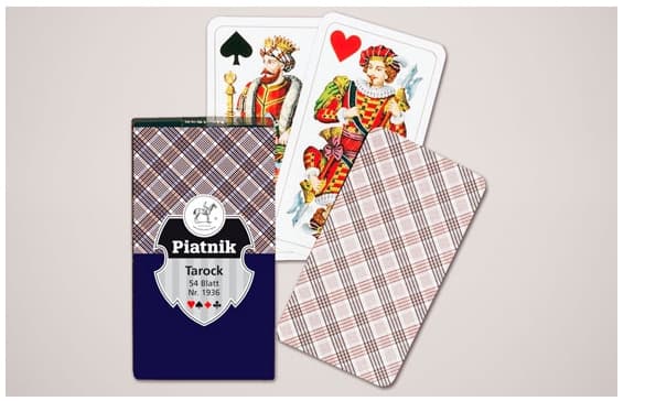 Piatnik 193613 - Tarockkarten Karo