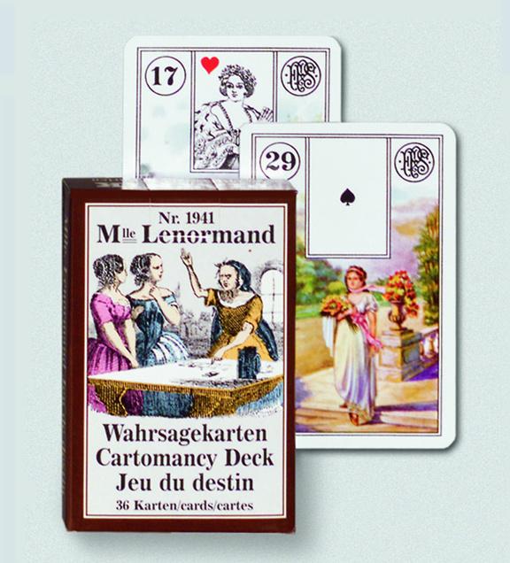 Piatnik Mlle. Lenormand Wahrsagekarten Wahrsagekarten nach Mademoiselle Lenormand 1941