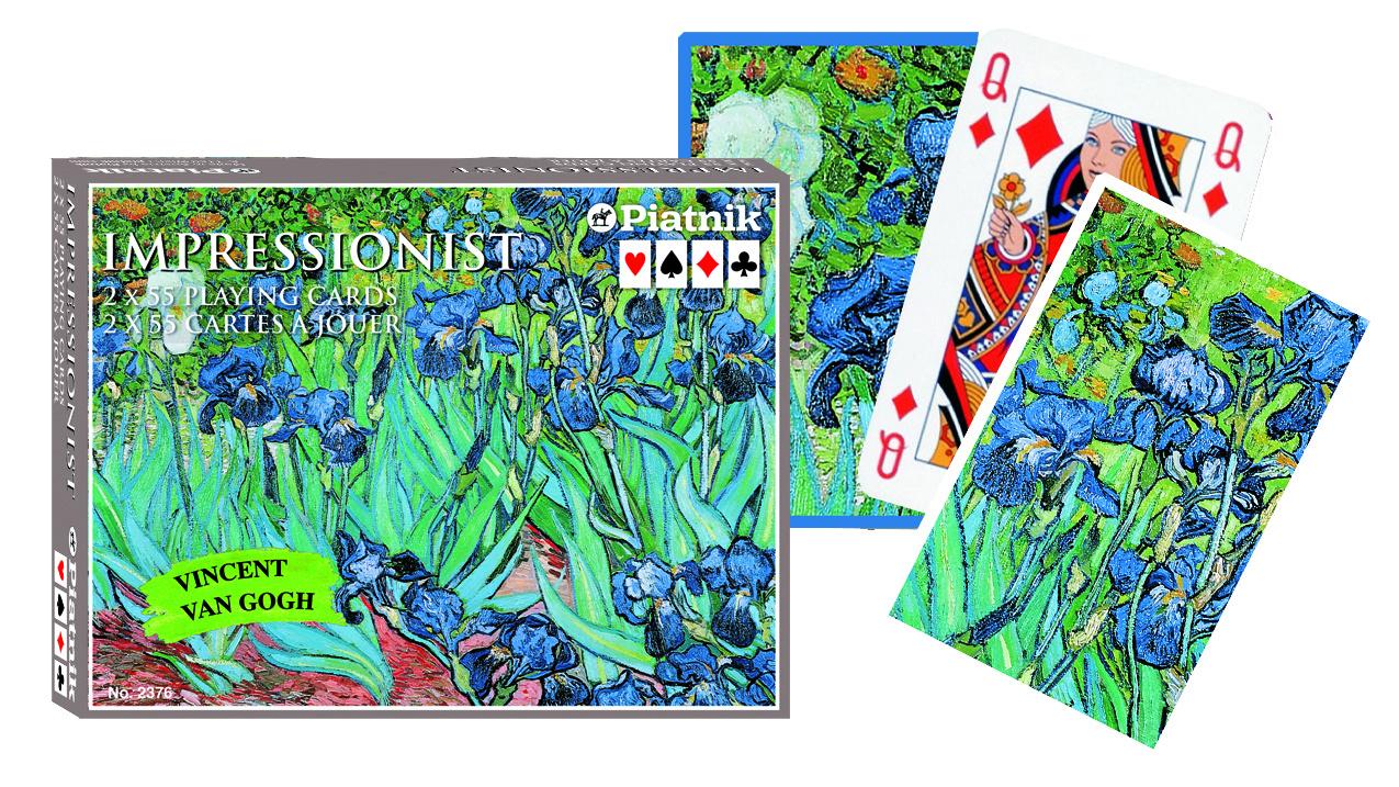Piantnik van Gogh - Iris Spielkarten mit Motiv"Iris"des Malers van Gogh im Deckblatt 2376