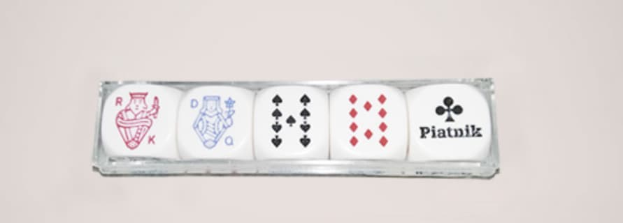 Piatnik 298790 - Pokerwürfel 22 mm