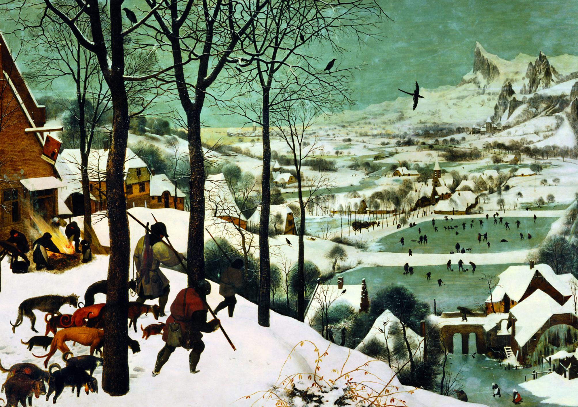 Piatnik Bruegel - Jäger im Schnee 1000-Teile-Puzzle 5523