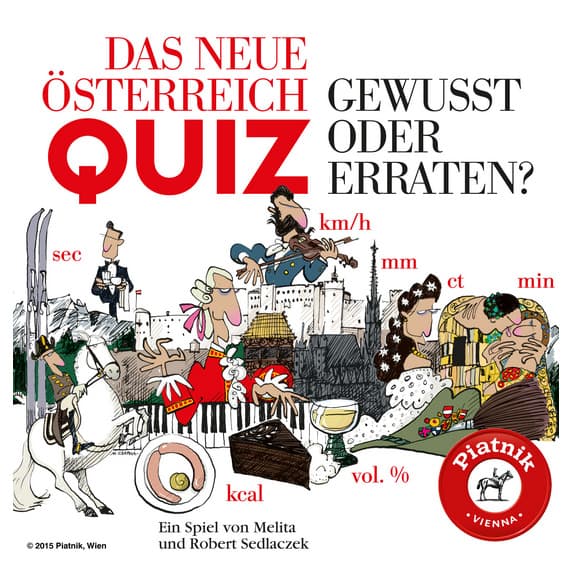 Piatnik 612695 - Das neue Österreich Quiz - Sind Sie ein Österreich Kenner?