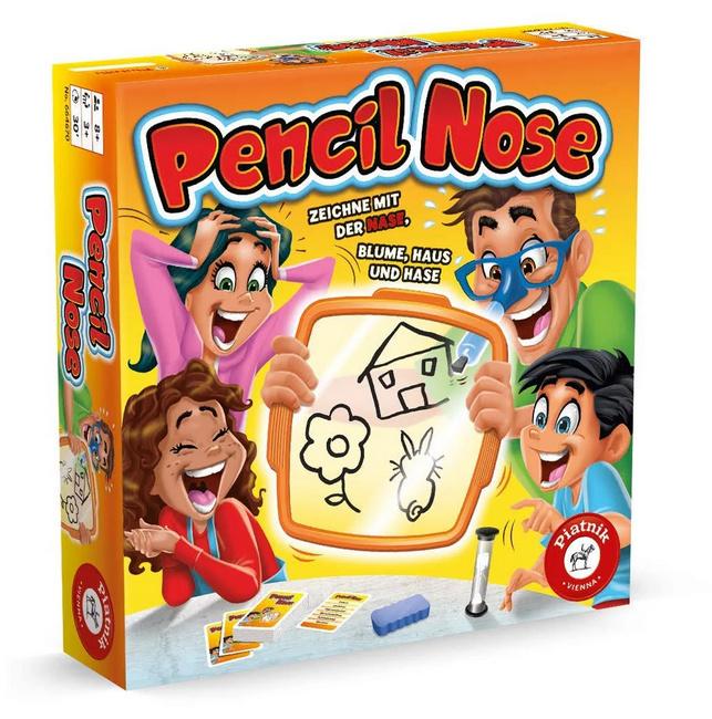 Piatnik - Pencil Nose - Ein rasanter Partyspaß für Teams oder Einzelspieler!