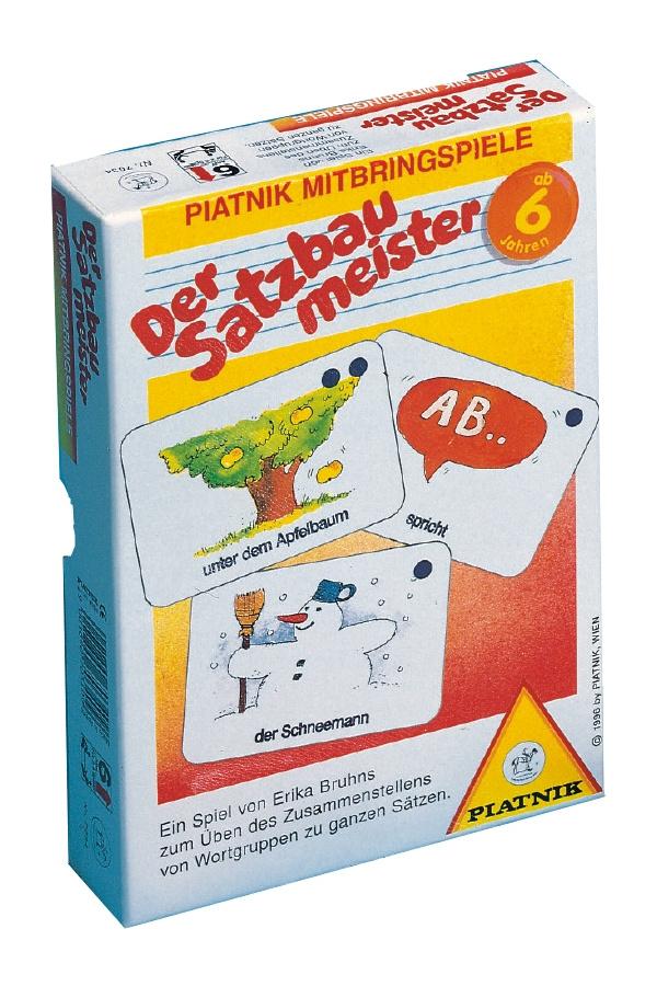 Piatnik Der Satzbaumeister Lernspiel zur Förderung des Satzbaus 7034