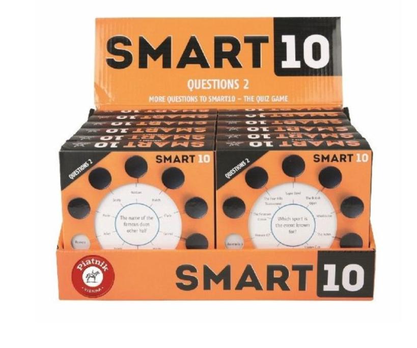 Piatnik Smart 10 Zusatzfragen 200 neue Fragen - 2000 neue Antworten 7183