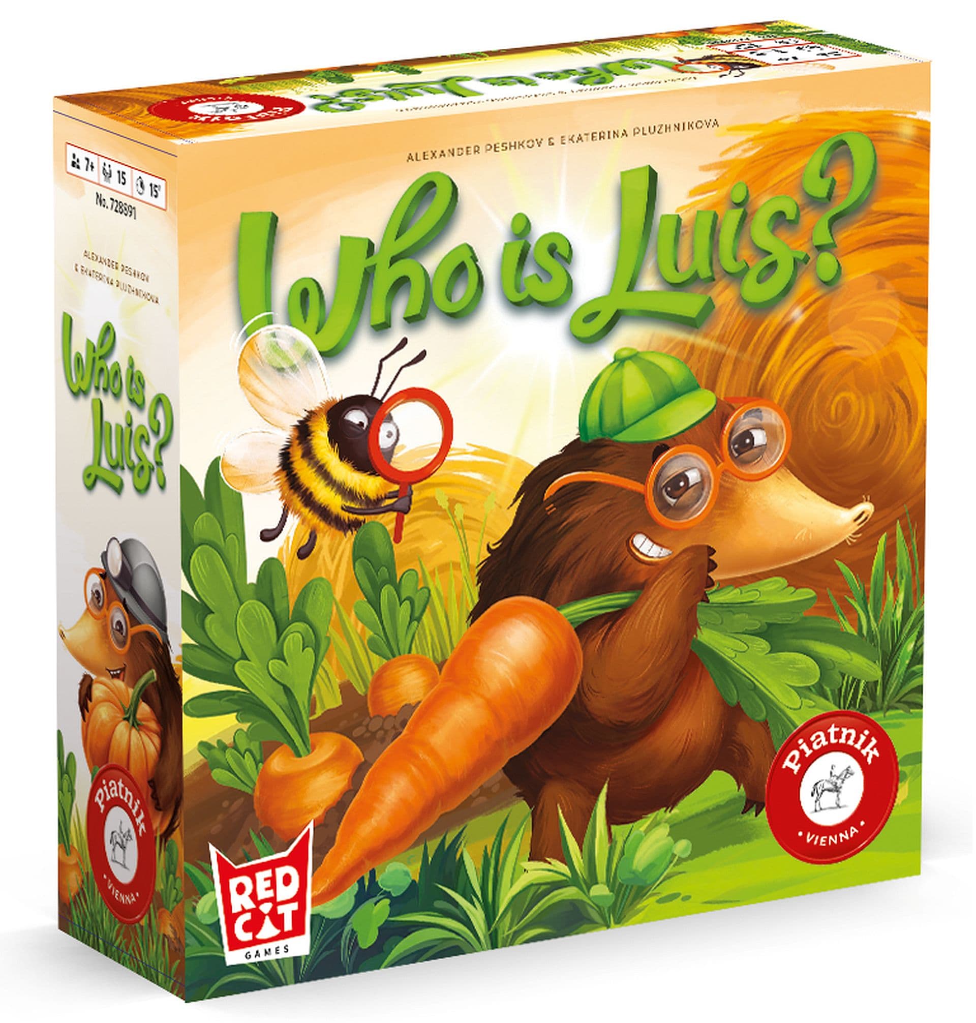 Piatnik Who is Luis? Deduktionsspiel ab 7 Jahren