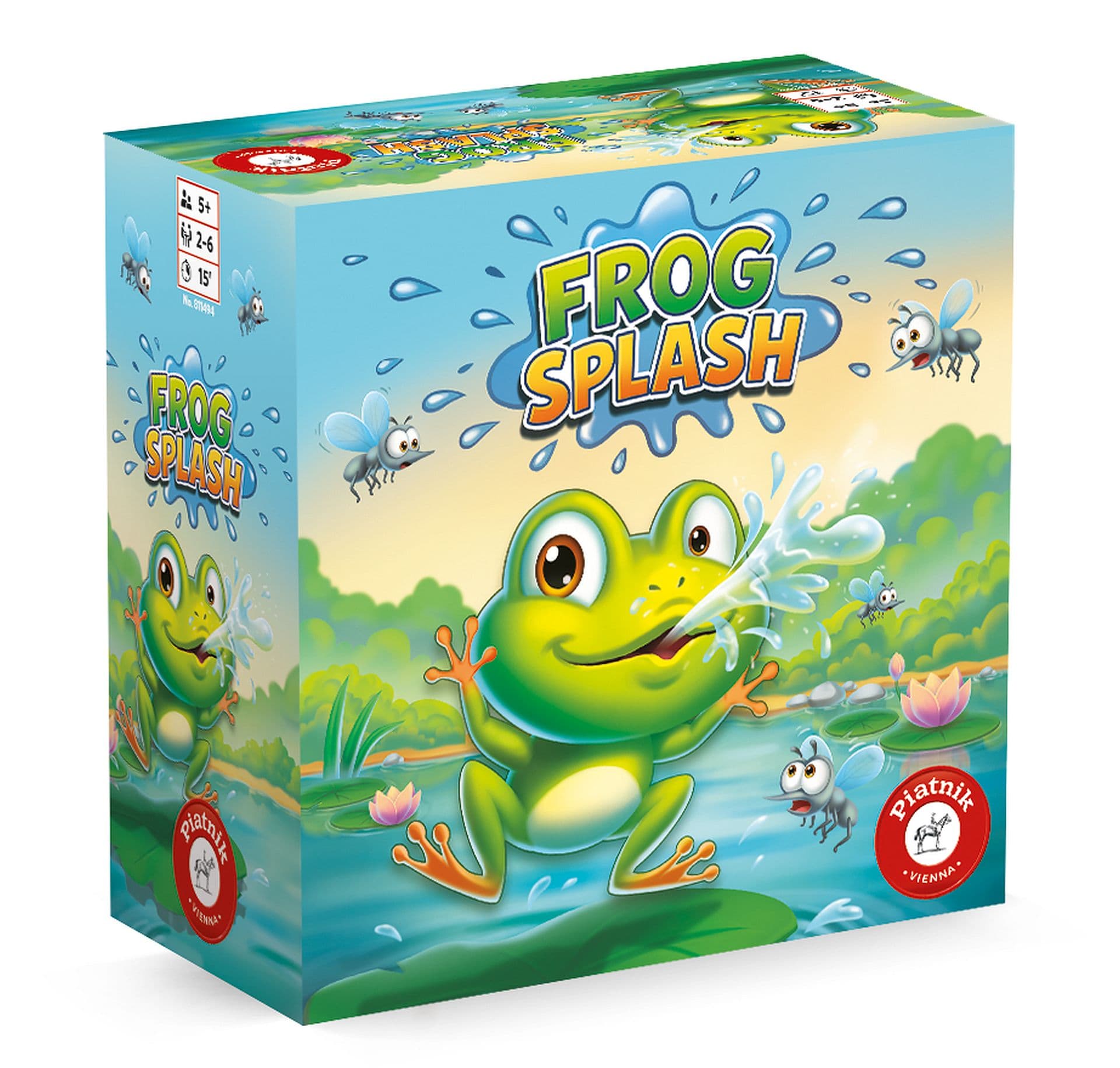Piatnik Frog Splash Kinderspiel ab 5 Jahren